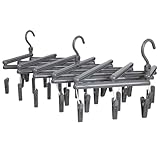 サワフジ 洗濯物干し フリーピンチャー29 ロックグレー ピンチ29個付 日本製 伸縮 スペース 低竿 ハンガー バスタオル マンション ベランダ バルコニー 部屋干し 室内 衣類 タオル 下着 靴下 FP-29C