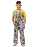 INTIMO Transformers Pajamas Boys' Raglan Short Sleeve and Pant PJ Set (Bumblebee, 6/7)