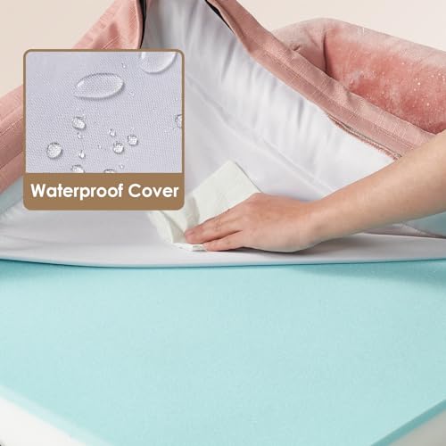 image for EHEYCIGA Orthopedic Dog Beds for Large Dogs, Waterproof Memory Foam La