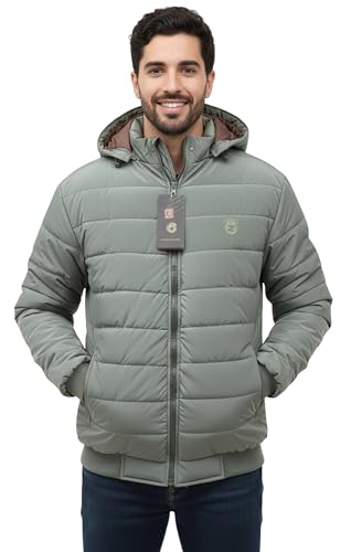 Image of Export Quality Reversible Puffer Jacket in GLD Material best for Winterwear /Hiking /Biking /Camping /Mountaineering /Fashion & Casual Wear(Control Temperature up to 3 Degree Celsius)(3C)