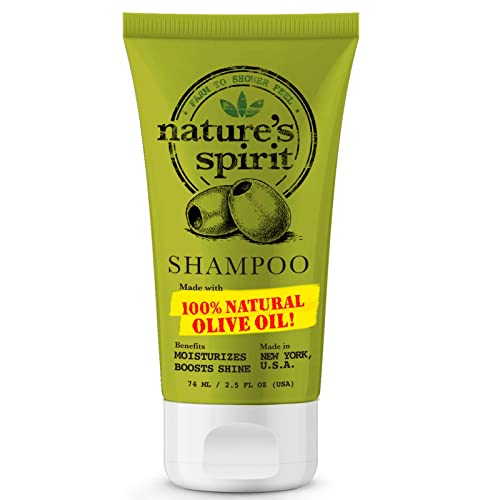 Nature's Spirit 100% Natural Olive Oil Shampoo 2.5 Ounce (Bulk Pack Of 12) #TOP1