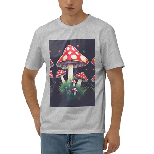 T-shirt Magic Mushrooms homme manches courtes | Chemise décontractée moderne