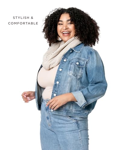 We are Amma | The Cocoon™ - Newborn Essentials Must Haves: Nursing Cover for Breast Feeding Essentials | Nursing Sweater Used as Breastfeeding Cover (Natural, Plus Size) - Image 3