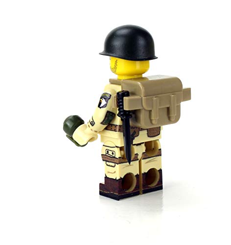 Us Army Ww2 101St Airborne Paratrooper Battle Brick Custom Minifigure #TOP2