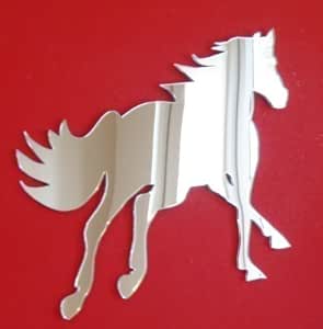 Creations Cherry Picker Mirror - 12cm X 10cm Shatterproof Acrylic Safety Mirror With Adhesive