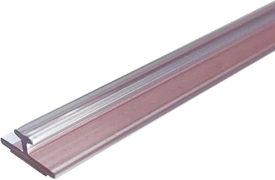 Back Rail Fencing for Clear Plastic Gondola Shelf Dividers for Gondola and Wood Shelves, 48" Wide,