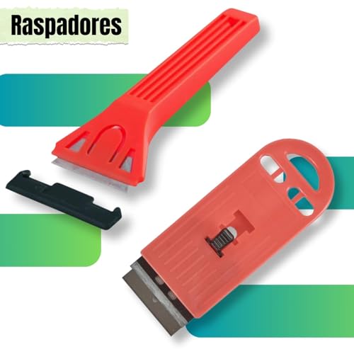 Kit de Ferramentas de Corte MTX - 8 Estiletes Raspadores Lâmina Retrátil Envelopamento Insulfilm Plo