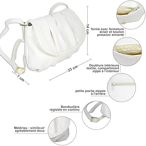 Sac de soirée JENNIFER JONES compact pour alléger vos épaules