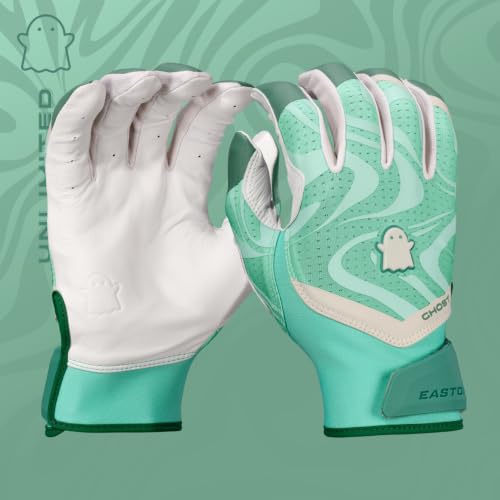 Easton | Ghost Ethos Women’s Fastpitch Softball Batting Gloves | Green | Small