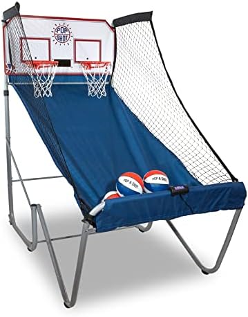Pop-A-Shot Official Home Dual Shot Basketball Arcade Game - Blue (Blue)