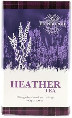 Edinburgh Tea & Coffee Black Tea Heather 25 Count (Pack of 1)