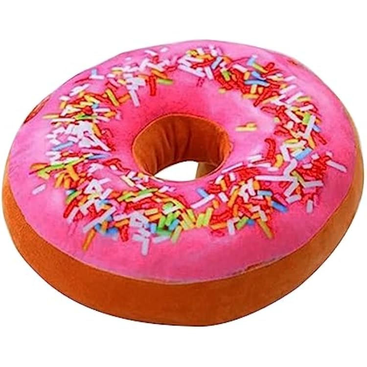 MERRYHAPY Shaped Pillow Doughnut Pillow for Home Decor Donut Cushion Random Style
