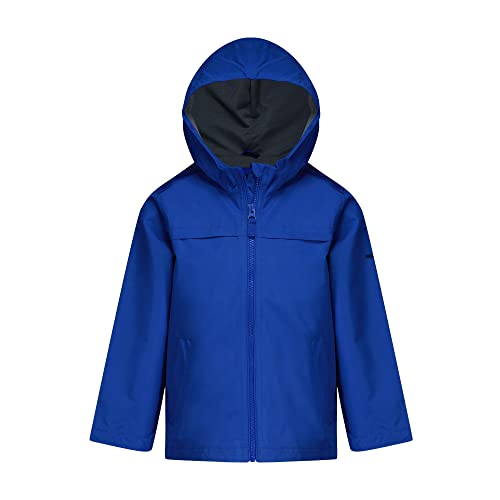 London Fog L1231S10BL-5-AR Boys Waterproof Rain Suit For Kids Hooded Jacket And Splash Pants Set thumb #2