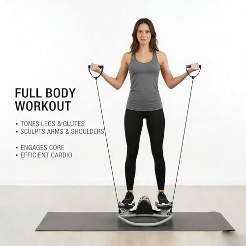 Lhanel Rock Stepper, Lhanel Stepper, Side-to-Side Machine for Home Exercise – Burn Fat Faster in 15 Minutes | Low-Impact Glutes with Digital Display & Anti-Slip Mat (Pink) by Lhanel Stepper - Image 6
