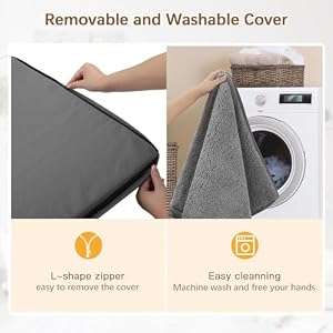 MIHIKK Small Dog Beds Washable, Orthopedic Dog Crate Bed with Removable Cover, Waterproof Pet Bed, Puppy Dog Bed Mattress, Dark Gray,24 inch MIHIKK Small Dog Beds Washable, Orthopedic Dog Crate Bed with Removable Cover, Waterproof Pet Bed, Puppy Dog Bed Mattress, Dark Gray,24 inch