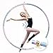 Aikove Hula Hoop Adulte, 95cm Hoola Hoop en 8 noyaux Amovibles et Stables en Acier Inoxydable Hullahub avec Mousse AAA, équipement de Fitness Portable pour la Maison, Poids réglables de 0,9 à 3,4 kg