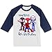 Personalized Super Spider Boy and Friends Birthday Shirt | Handmade Decorated Shirt | Personalized with Name and Age | Unisex 3/4 Sleeve Raglan T-Shirt