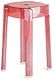 Transparenter Acrylhocker Rutschfest Wasserdicht Nachttisch Sitz für Badezimmer Platzsparende Eckbank Rasierhilfe Modernes Design für Wohnkultur