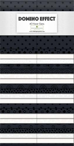 Wilmington Prints Karat Gems Effect 2 1/2" Strip Set Packs 40 Pieces