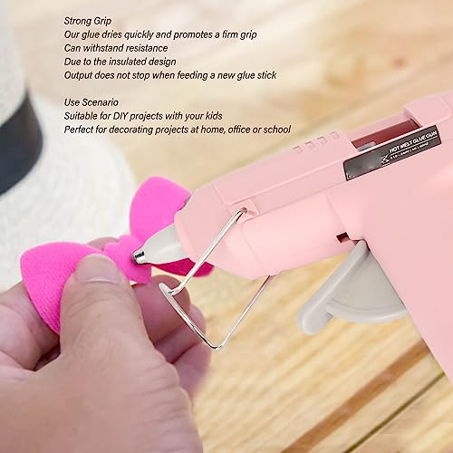 Mini Máquina de Cola Quente, Máquina de Cola Quente DIY de Pré-aquecimento Rápido Seguro para Escola