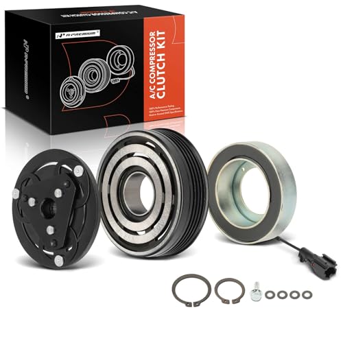 A-Premium Air Conditioner AC Compressor Clutch Kit Compatible with Subaru Forester 2007-2013, Impreza 2007-2014, WRX 2012-2015, WRX STI 2014-2020, 2.0L 2.5L