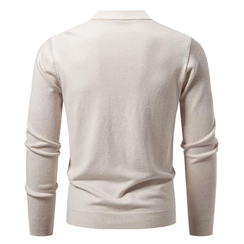 Chaqueta lana hombre abrigo casual punto grueso otoño invierno casual 3