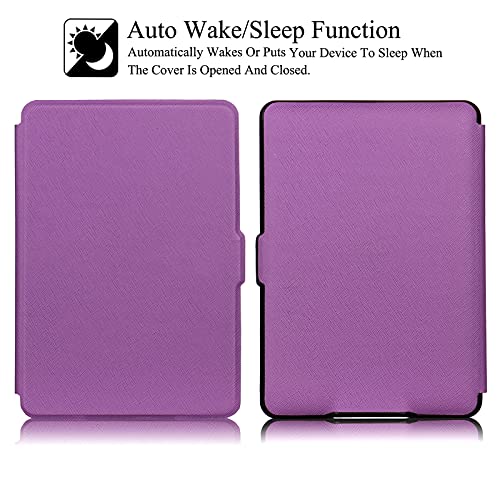 Artyond Case For Kindle Paperwhite,Slim Folio Protective Cover With Smart Auto Sleep/Wake Magnetic Case For Amazon Kindle Paperwhite 123 (Fits All 2012, 2013, 2015 And 2016 Versions), Purple #TOP1