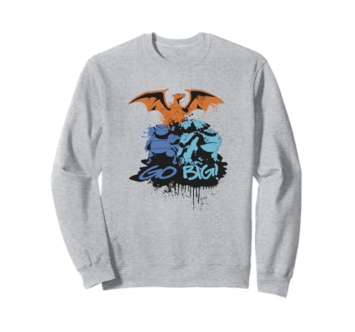Pokémon Graffiti Go Big First Gen Starter Sweatshirt