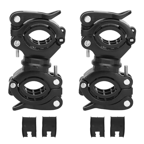 Adjustable Versatile Cane Holder for Wheelchairs, Walkers Scooters Stable 360 Degree Rotation, Convenient Access to Walking Aids with ABS Material (Black)