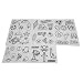 Papier termiczny Shrinky, styl domu, 8 sztuk papieru kurczliwego, szeroko stosowany, łatwa obsługa, biżuteria, brelok, prezent (seria sportowa JS-85 (8 sztuk/opakowanie)