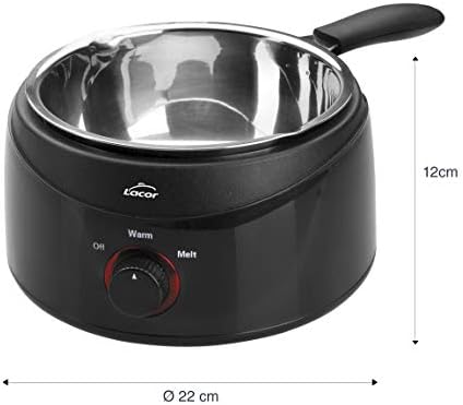 Lacor BAIN Marie garnek do czekolady 50 W, czarny