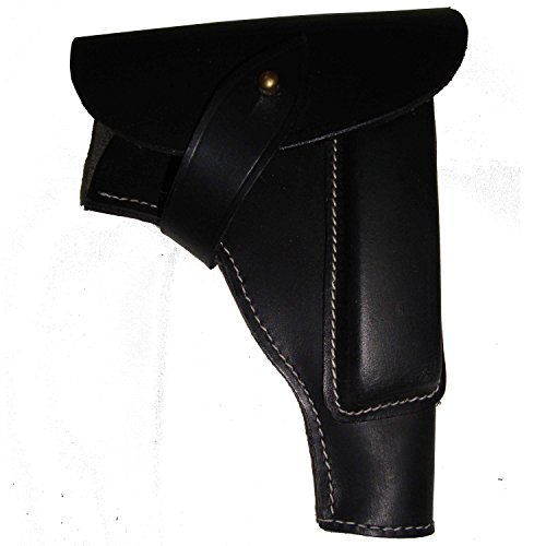 Étui en cuir P35 Radom allemand de fabrication artisanale noire