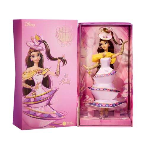 Disney Princess Collector Once Upon a Whimsy Collection Belle Doll, 11.5 Inches
