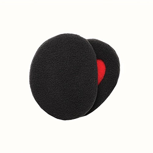 Sprigs Earbags Bandless Ear Warmers/Fleece Earmuffs with Thinsulate - Black, Small