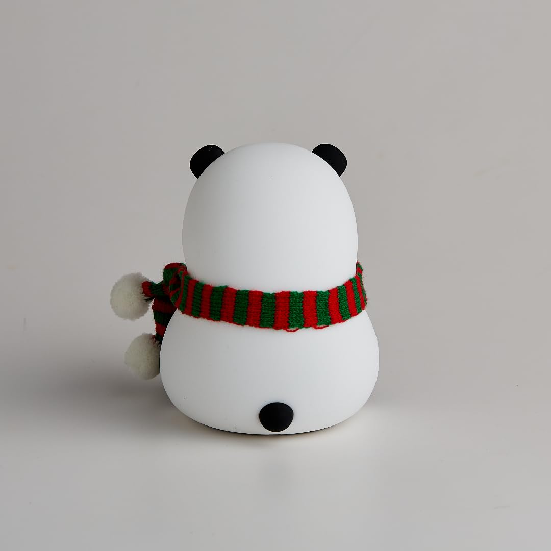 Dandin Panda Nachtlicht – USB-aufladbar, 3 Helligkeitsstufen, Aus Weichem Silikon, Perfekt Fürs Kinderzimmer