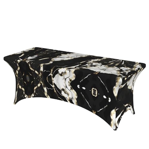 Nappe de table marbre extensible 1,8m pour décoration mariage - 2
