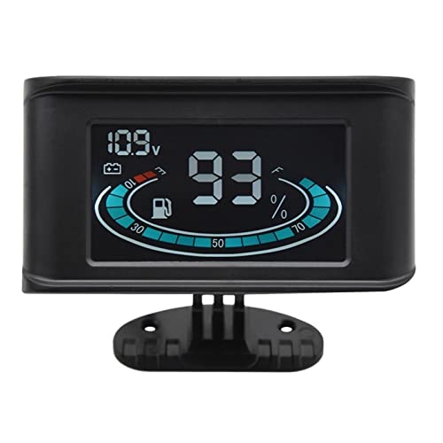SENEHGMLP(売店) 1のH 2 LCD.車のデジタル 警報燃料ゲージ+電圧計ボルト水12V / 24Vユニバーサルデジタル燃料レベルモトリクル燃料メーター部品 燃料レベルセンサー