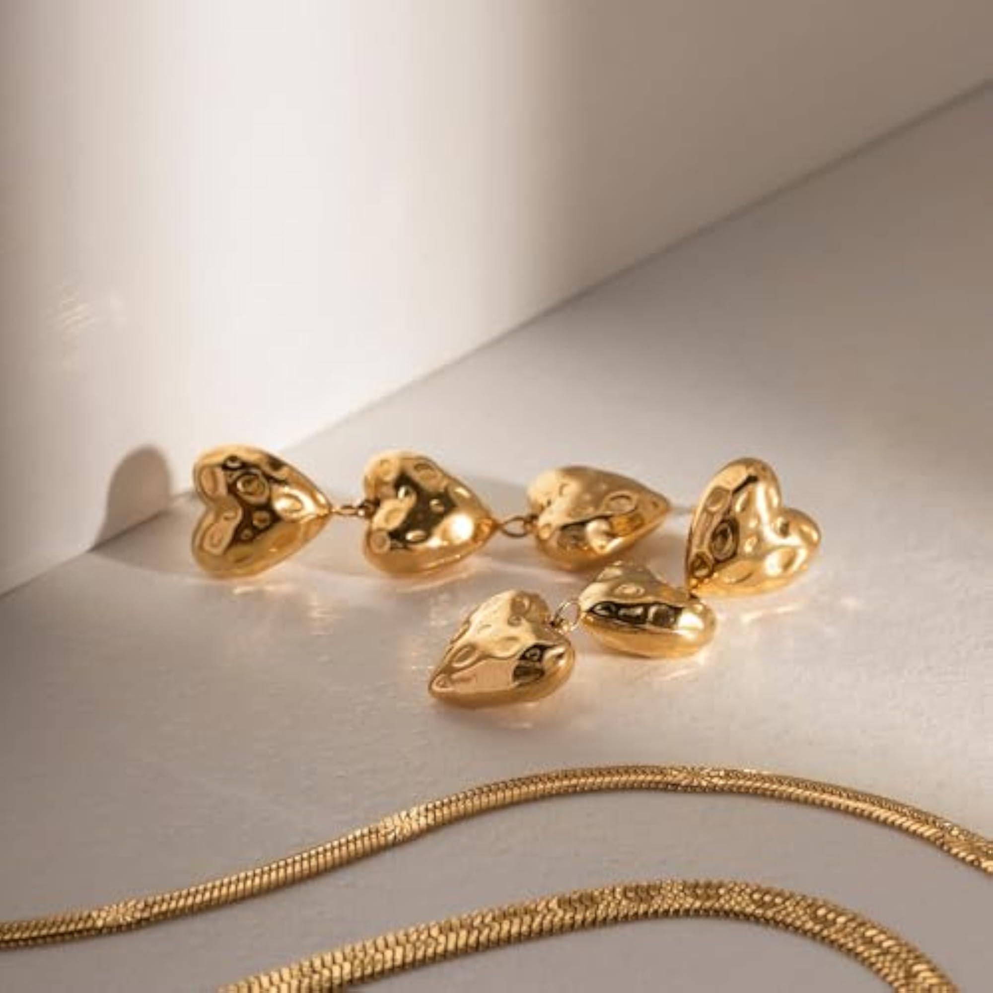 Women's Cute Heart-Shaped Little Heart Earrings, Hypoallergenic