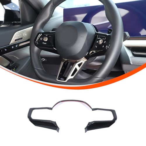 Intérieur piano noir pour BMW Série 5 cadre de volant 2024