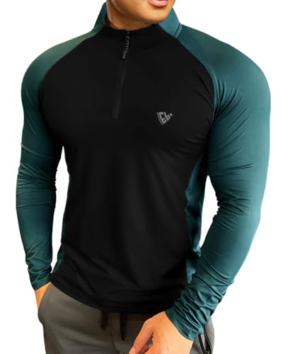 Image of Noble Monk Men's Activewear Regular Fit T-Shirt for Casual Wear |Full Sleeves |Casual T-Shirt for Men