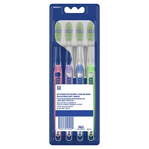 Oral-B Indicator Color Collection Toothbrushes, Soft, 4 Count #TOP3