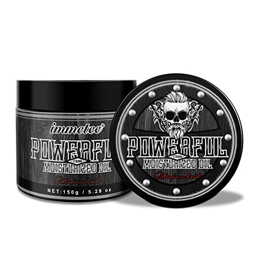 Pommade pour cheveux mate, Natural Matte Crème, Pomade à base d'eau, Crème Coiffante Cheveux, Cire Coiffante pour Hommes, Pommade, Cadeaux de Noël pour hommes 150g. (Noir)