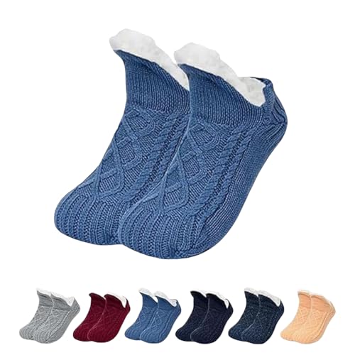 WANMATS Non-slip Warm Slipper Socks Winter Floor Socks Plush Thickened Indoor Home Socks Carpet Socks