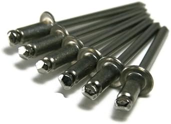 POP Rivet 18-8 Stainless Steel - 6-4, 3/16" x 1/4" Gap 0.188-0.250 Qty-100