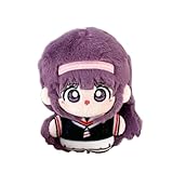Xinchangda Cardcaptor Daidouji Tomoyo - Llavero de peluche de animé CCS Kinomot con figura de peluche de dibujos animados, bolsa de almohada suave, colgante para decoración de coche, sofá, 10 cm