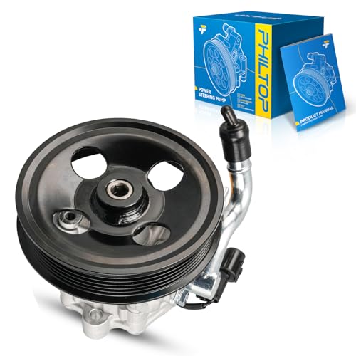 PHILTOP Power Steering Pump Pulley Replacement 214053, Fit for 2010-2013 Forte, 2010-2013 Forte Koup, Replace# 214053、571001M100 by PHILTOP - Used condition - US$47.22