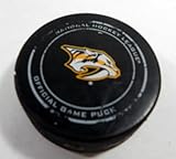 2017 Nashville Predators Vs. Chicago hawks Game Used Puck DP61238 - NHL Unsigned Game Used Pucks