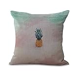 Fermeture éclair dissimulée. Facile d'entretien, lavable en machine. Le motif est imprimé sur le devant, le dos est beige.