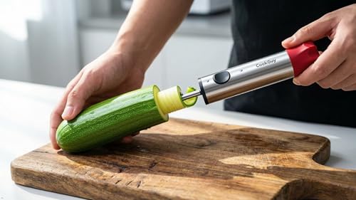Cook Guy Multi-Purpose Veggie Drill - 4 Sizes Vegetable Corer Tool | Zucchini Corer & All-in-One Vegetable Corer for Potatoes, Carrots | Ergonomic Anti-Slip Handle by Cook Guy - Image 5