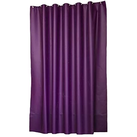 HURONG168 Shower Curtain Liner Toilet partition waterproof thickening mildew bathroom shower curtain curtain Cover